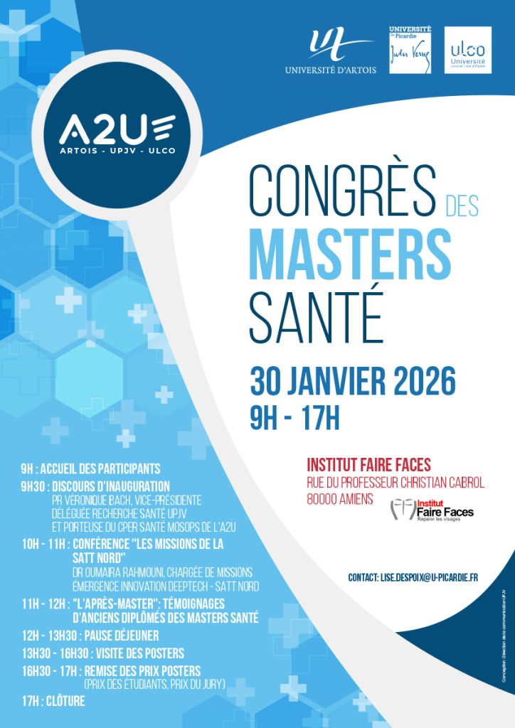 Affiche Congrès des masters santé 2026